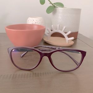 Burberry plum purple eyeglasses